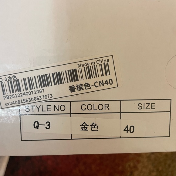 Embellished Crystal Pointed Toe Pumps in Champagne - Picture 2 of 8